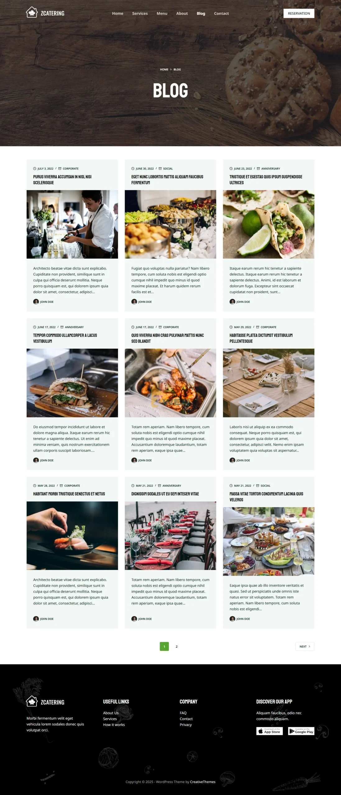 ZCatering - Bài viết