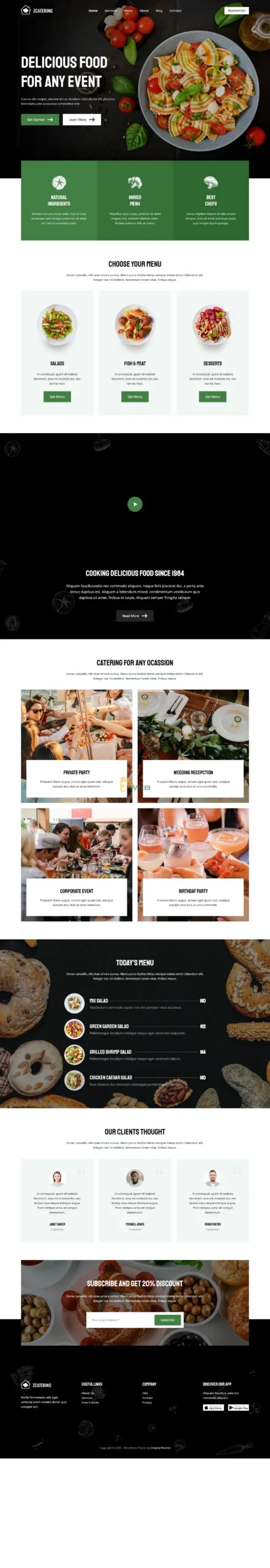 ZCatering - Trang chủ