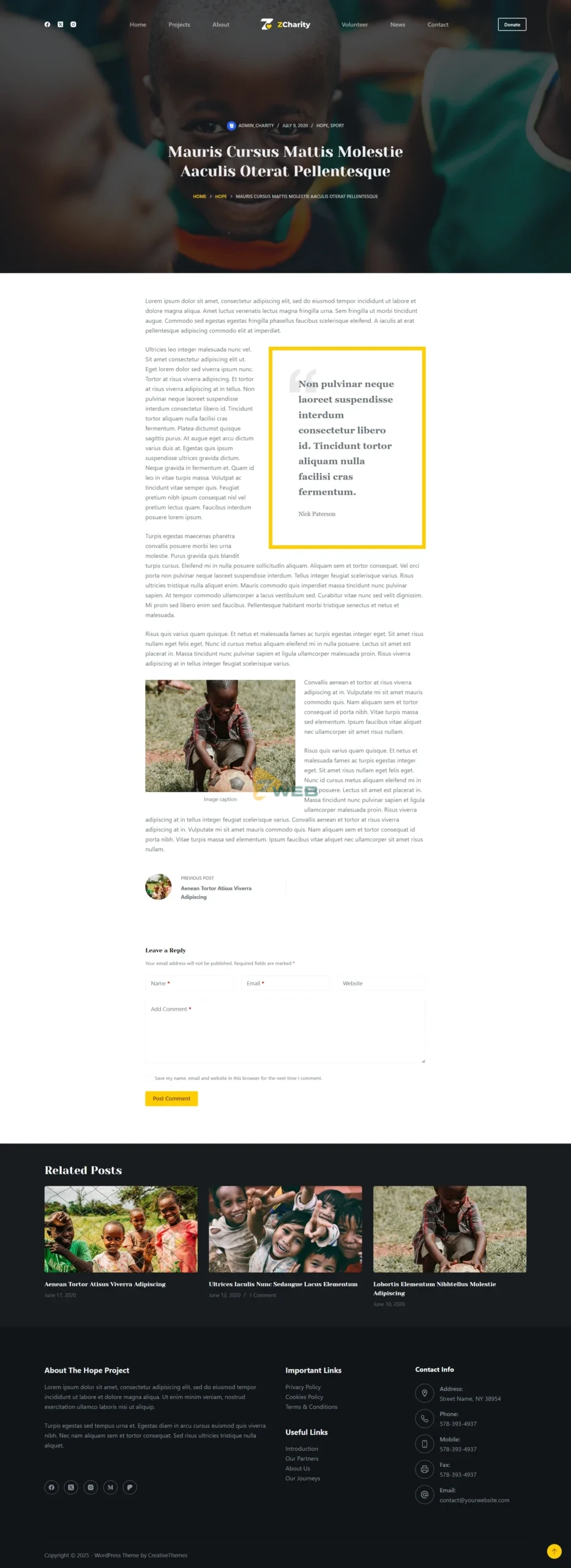 ZCharity - Chi tiết tin tức