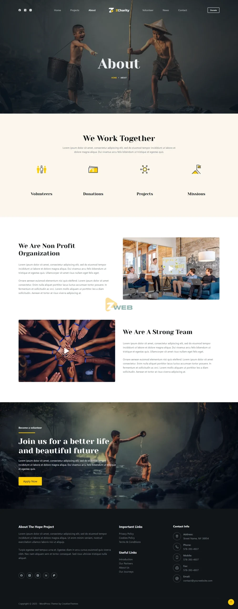 ZCharity - Giới thiệu