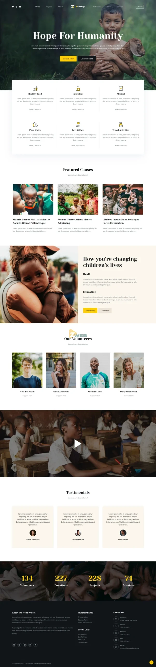 ZCharity - Trang chủ