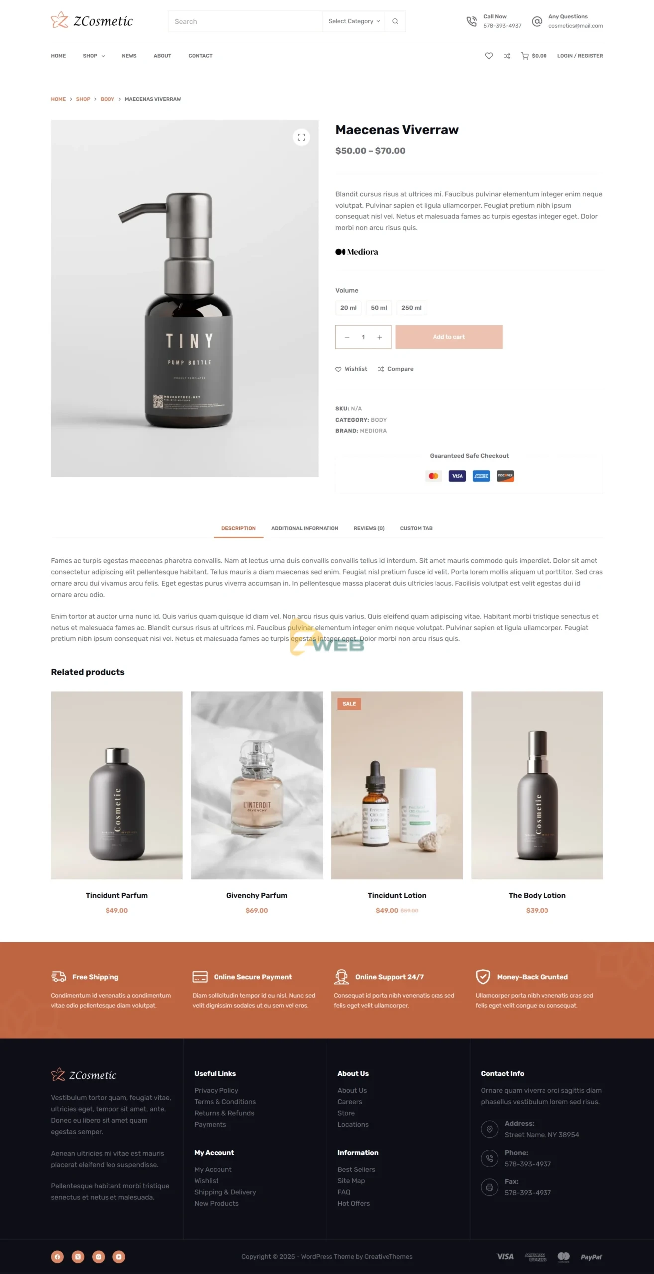 ZCosmetic - Chi tiết cửa hàng