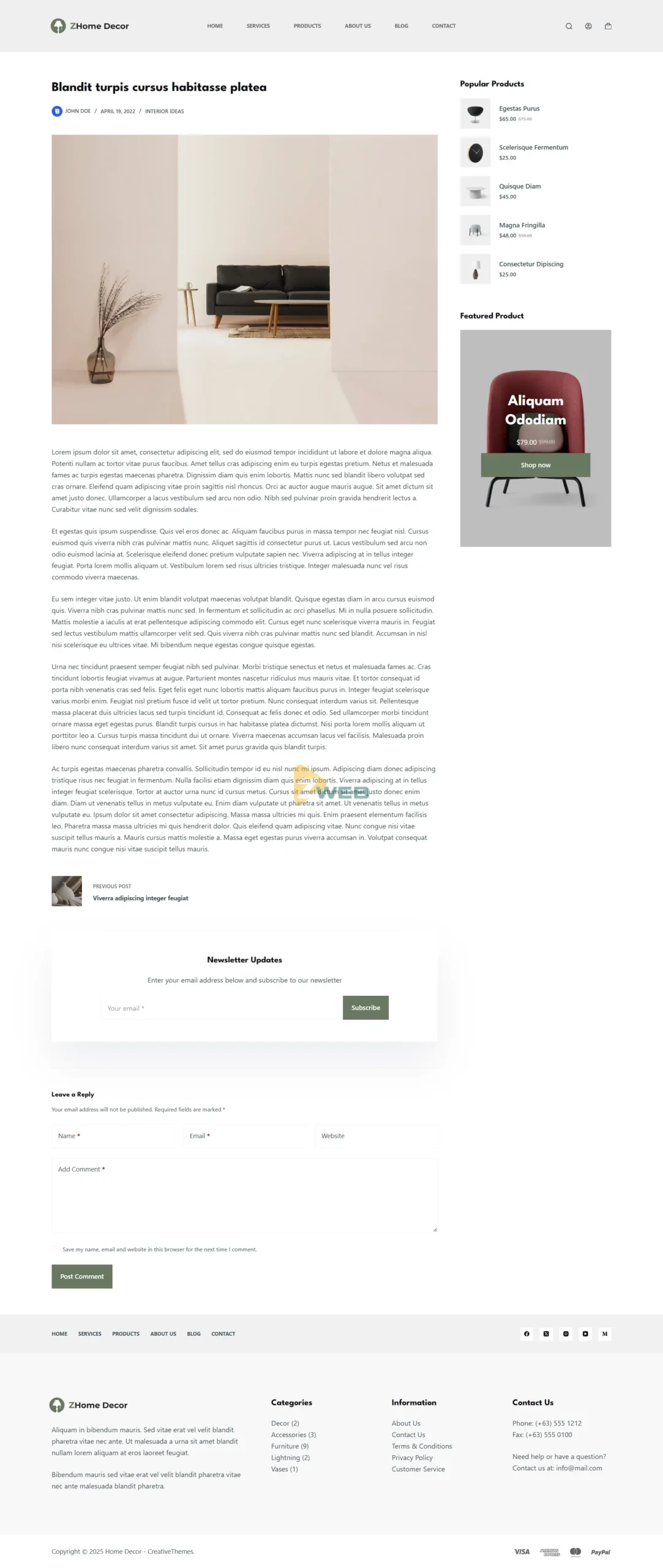 ZHome Decor - Chi tiết bài viết