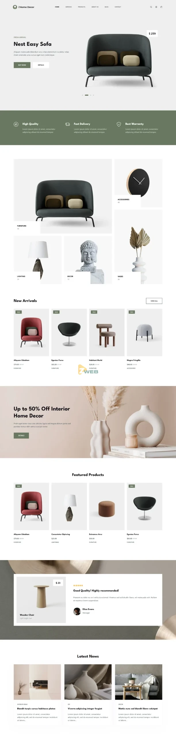 ZHome Decor - Trang chủ