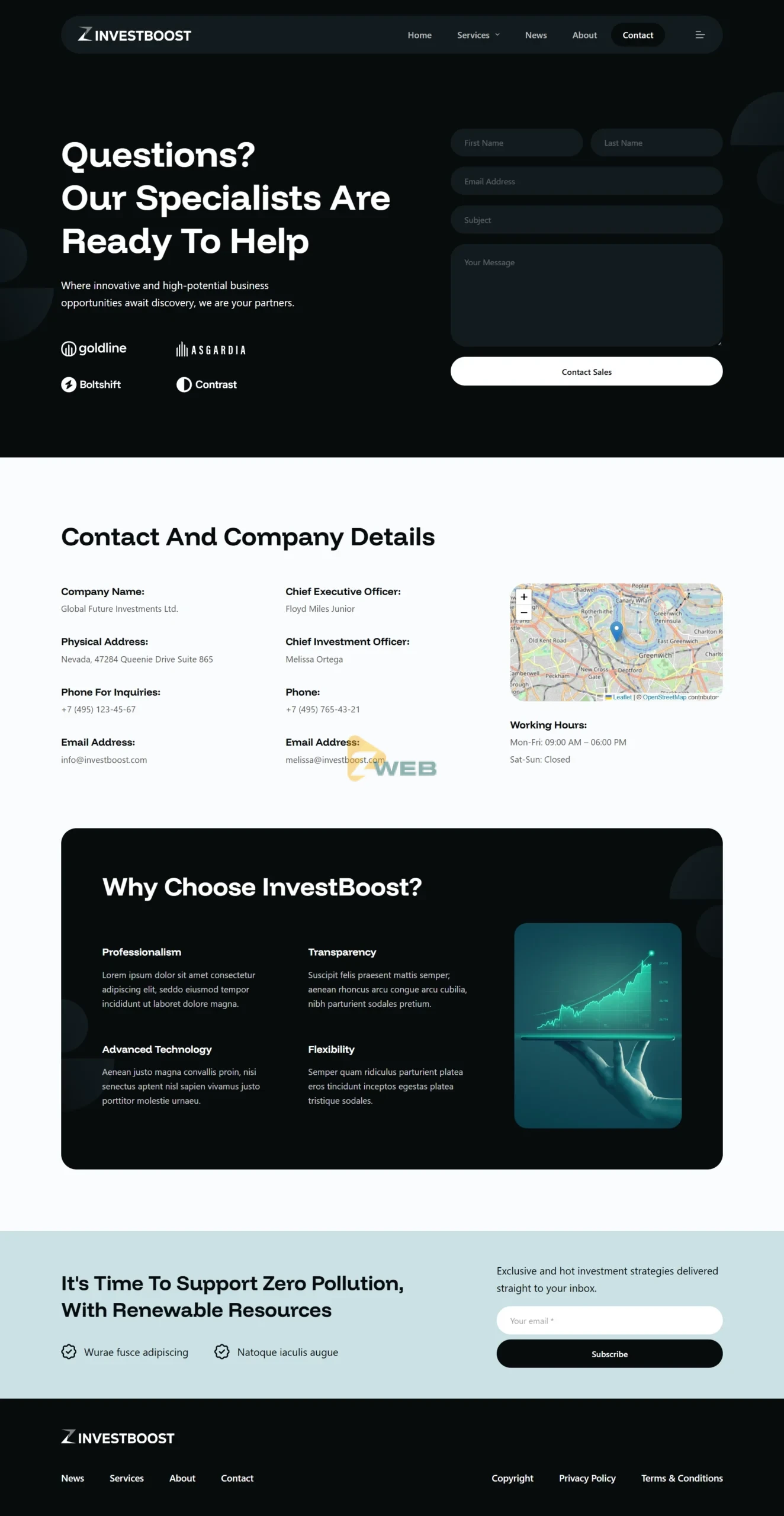 ZInvestBoost - Liên hệ