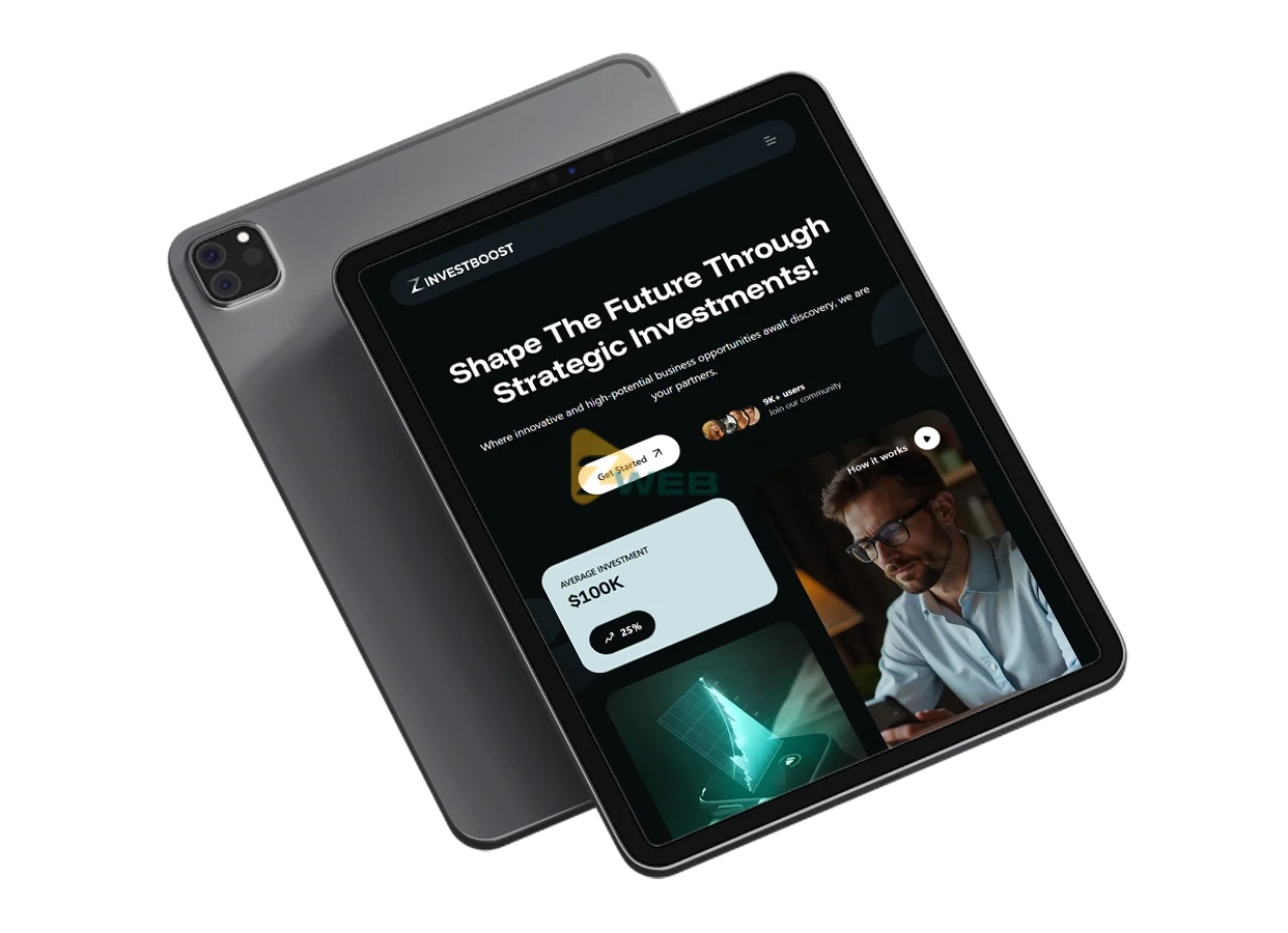 ZInvestBoost - Mockuptablet