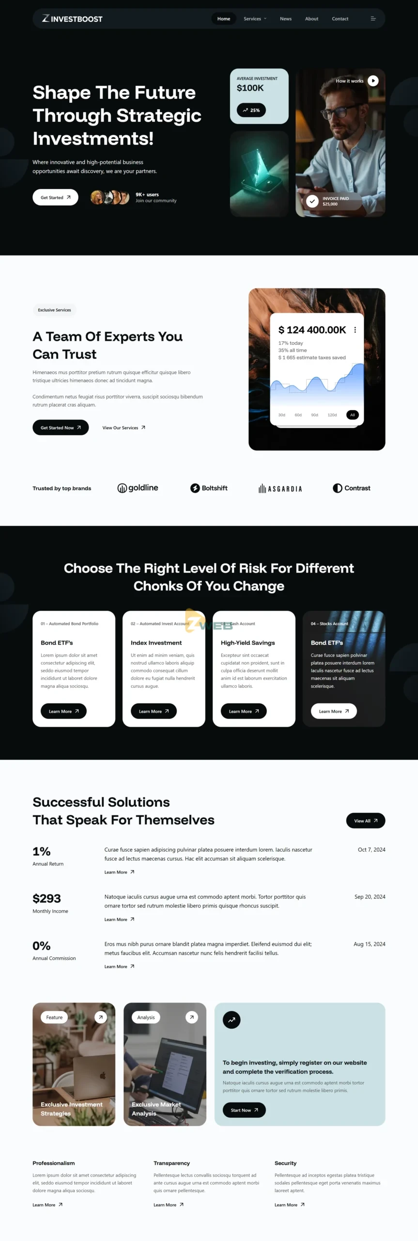 ZInvestBoost - Trang chủ