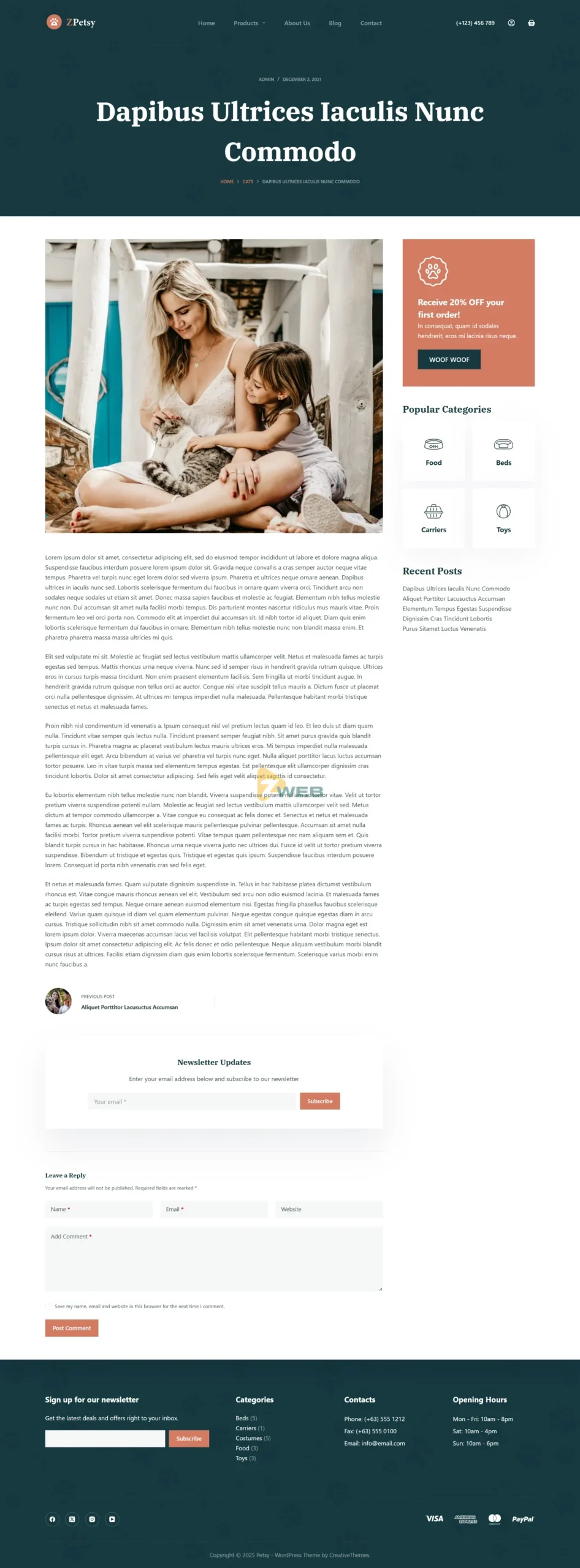 ZPetsy Shop - Chi tiết bài viết