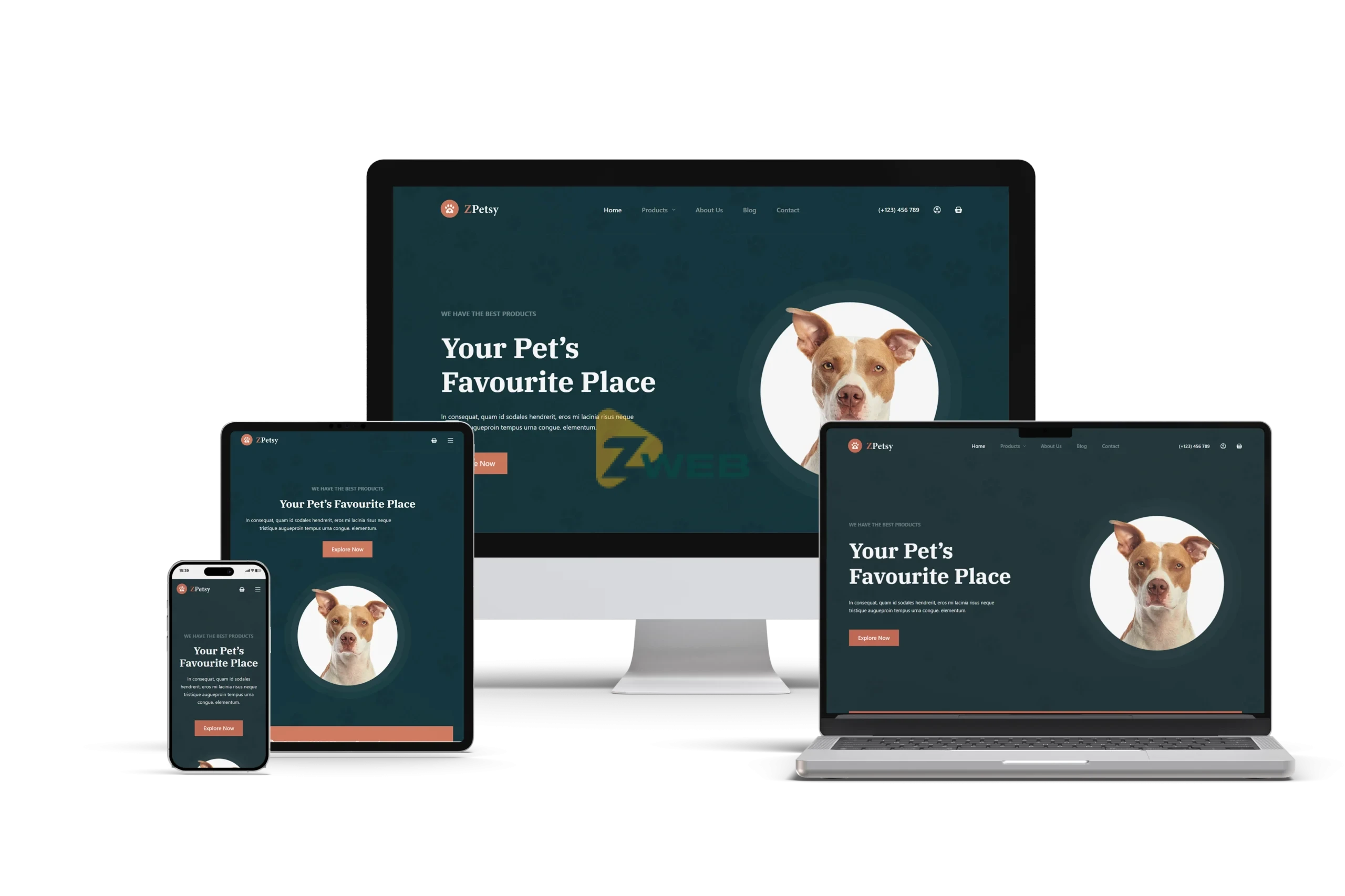 ZPetsy Shop - Mockupfull