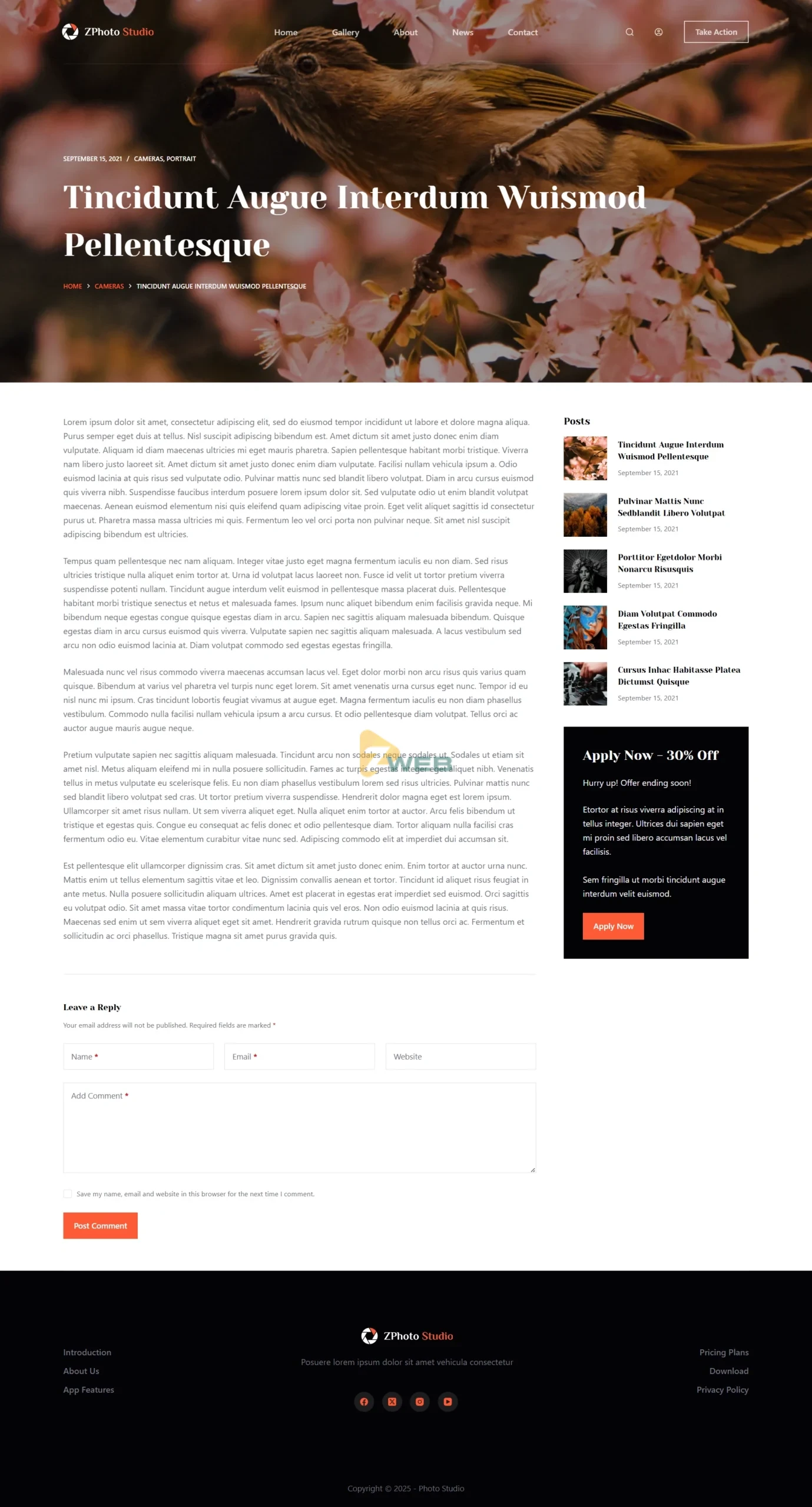 ZPhoto Studio - Chi tiết tin tức
