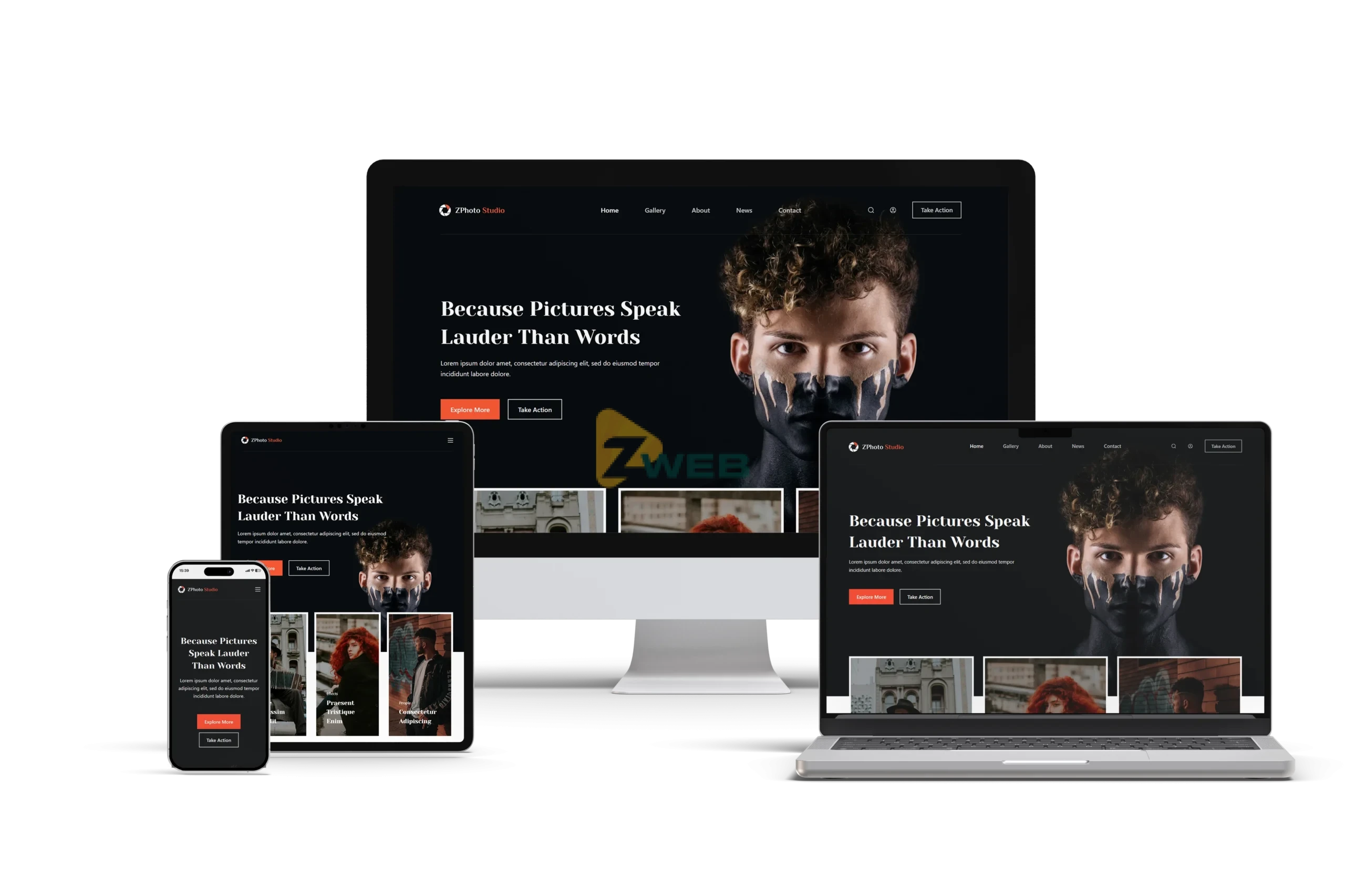 ZPhoto Studio - Mockupfull