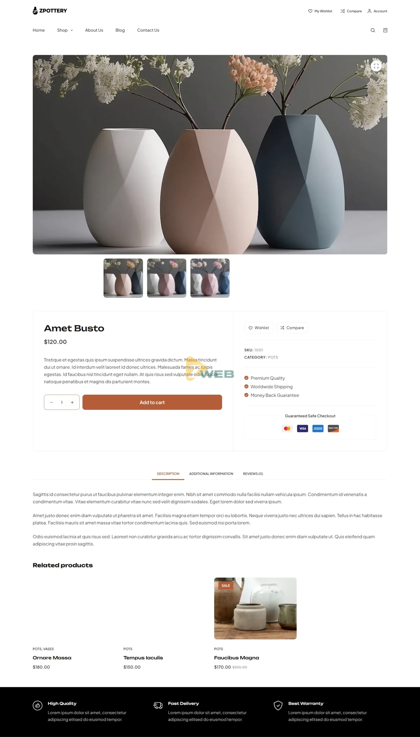 ZPottery- Chi tiết cửa hàng