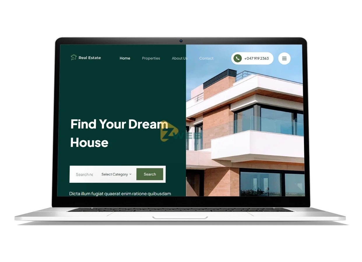 ZReal Estate - Mockuppc