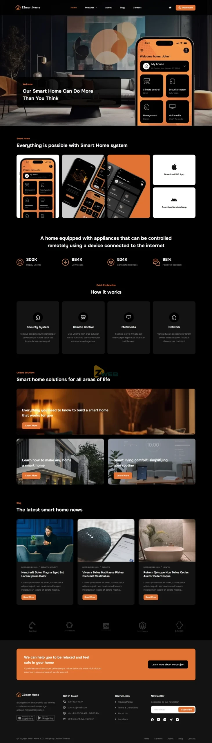 ZSmart Home - Trang chủ