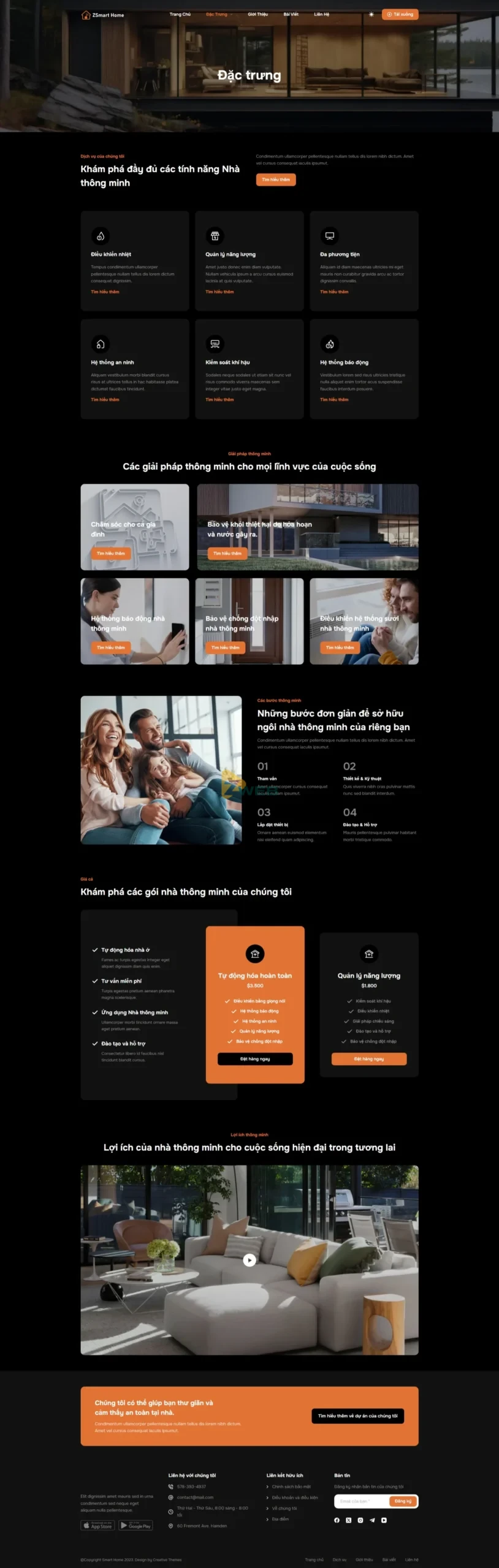 ZSmart Home - đặc trưng