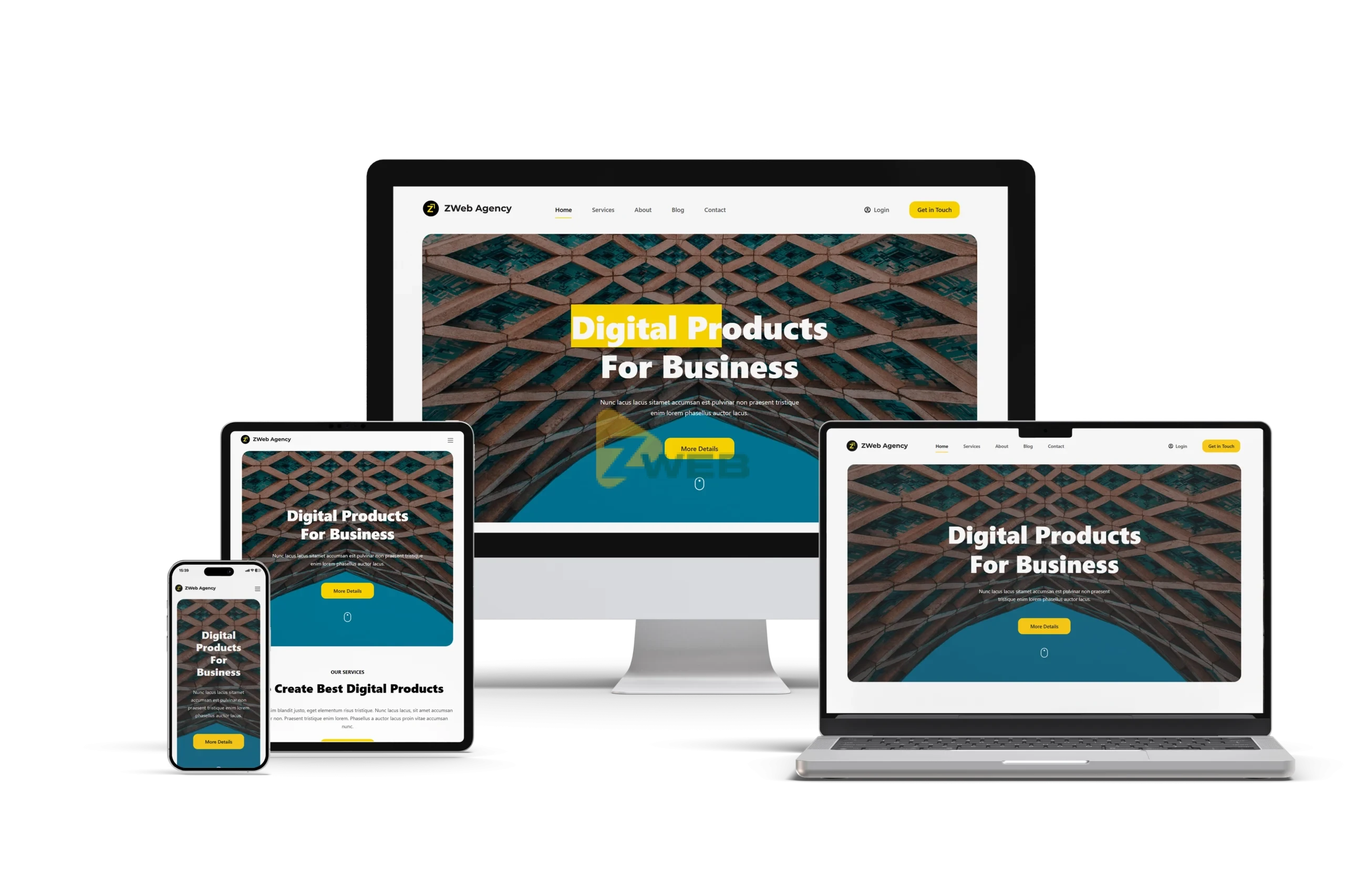 ZWeb Agency - Mockupfull